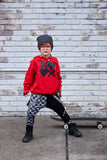 XOXO Hoodie, Red (Toddler, Youth, Adult)