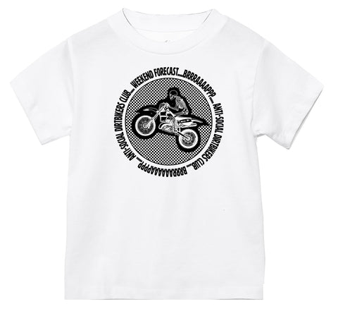 Antisocial Club Tee, White (Infant, Toddler, Youth, Adult)