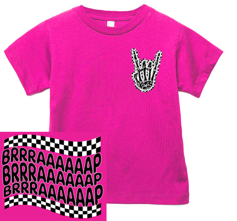 Brraapp Wave Tee, Hot Pink  (Infant, Toddler, Youth, Adult)