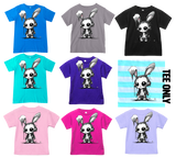 Easter Punk Bunny w/HeadphonesTees (Infant to Adult)