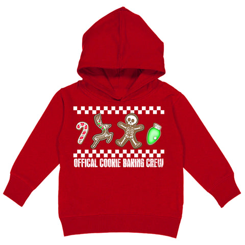 Baking Crew Hoodie, Red  (Toddler, Youth, Adult)