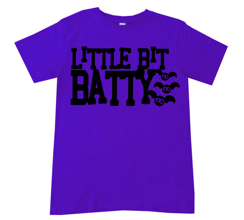 Batty Tee,  Purple (Infant, Toddler, Youth, Adult)