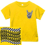 Brraapp Wave Tee, Yellow  (Infant, Toddler, Youth, Adult)
