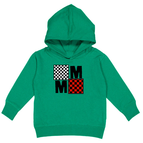 MMLogo Checks Hoodie, Green (Toddler, Youth, Adult)