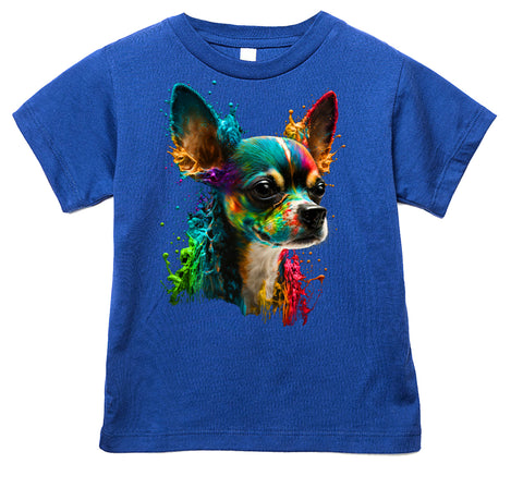 Chihuahua Drip Tee or Tank, Royal (Infant, Toddler, Youth, Adult