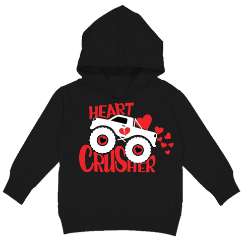 Crusher Hoodie, Black (Toddler, Youth, Adult)