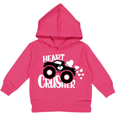 Crusher Hoodie, Hot Pink (Toddler, Youth, Adult)