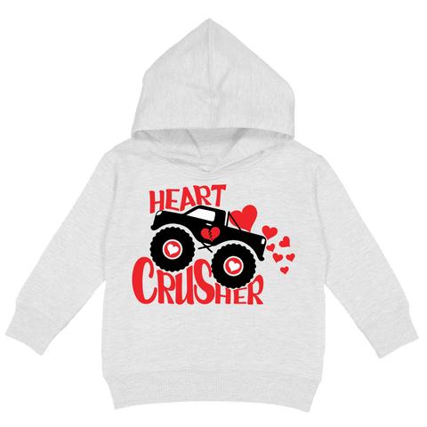 Crusher Hoodie, White (Toddler, Youth, Adult)