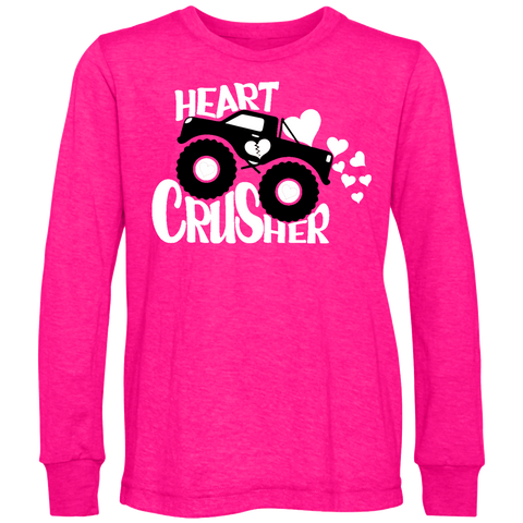 Crusher LS Shirt, Hot Pink (Infant, Toddler, Youth, Adult)