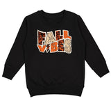 Fall Vibes Crew Sweatshirt, Black  (Toddler, Youth, Adult)