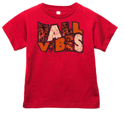 Fall Vibes Tee, Red  (Infant, Toddler, Youth, Adult)