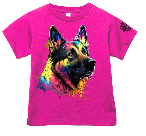 German  Drip Tee or Tank, Hot Pink  (Infant, Toddler, Youth, Adult)
