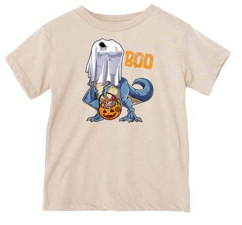 Ghost Dino Tee,  Natural (Infant, Toddler, Youth, Adult)