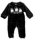 Ghost Group Romper, Black- (Infant)