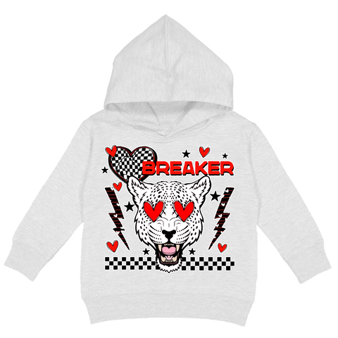 Heart Breaker Hoodie, White  (Toddler, Youth, Adult)