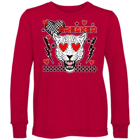 Heartbreaker LS Shirt, Red (Infant, Toddler, Youth, Adult)