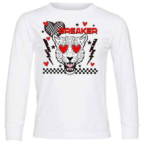 Heartbreaker LS Shirt, White (Infant, Toddler, Youth, Adult)