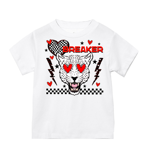Heartbreaier Tee, White (Infant, Toddler, Youth, Adult)