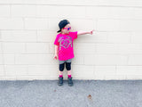 Skelly Heart Hands Tee, Hot Pink  (Infant, Toddler, Youth, Adult)
