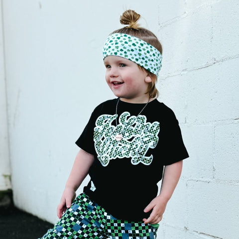 STP Feeling Lucky Tee, Black (Infant to Adult)