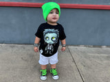 Zombie Toon Tee, Black   (Infant, Toddler, Youth, Adult)