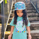 *Here Fishy Fishy Tee, Saltwater  (Infant, Toddler, Youth, Adult)