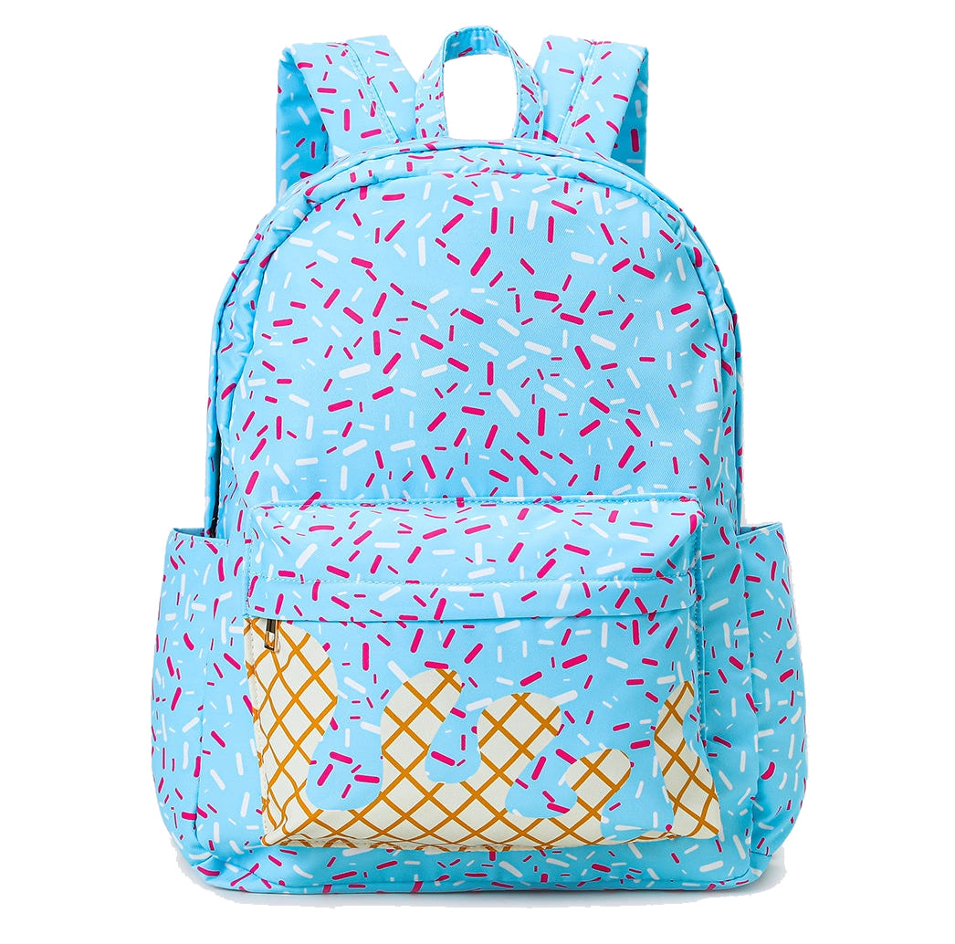 Ice Cream Drip Backpack, Full Size - Micro Me Shop
