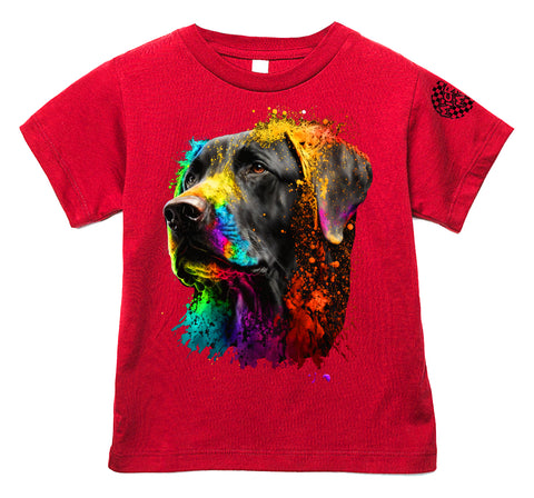Labrador Drip Tee or Tank, Red (Infant, Toddler, Youth, Adult