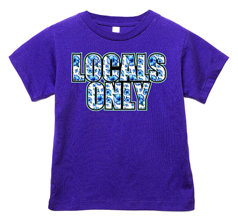 LOCALS only Tee or Tank, Purple  (Infant, Toddler, Youth, Adult)