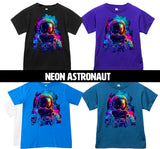 Neon Astronaut Tees, (Multiple Options)