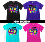 Neon Boombox Tees, (Multiple Options)