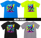 Neon Robot Tees, (Multiple Options)