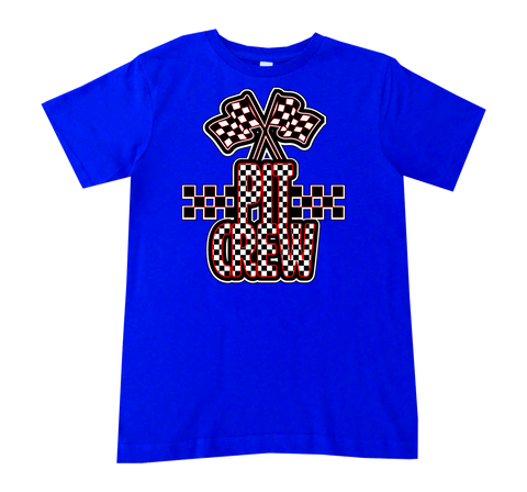 Pit Crew Tee, Royal  (Infant, Toddler, Youth, Adult)