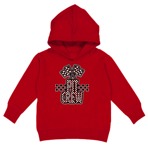 Pit Crew Hoodie, Red (Toddler, Youth, Adult)