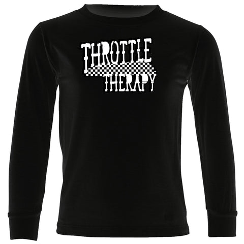 Throttle Therapy Long Sleeve, Black (Toddler, Youth, Adult)