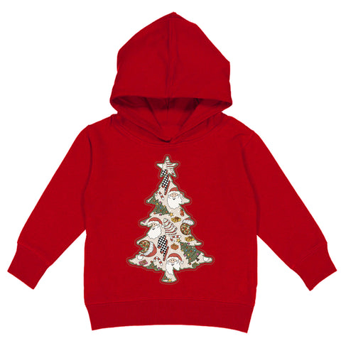 Tree  Hoodie, Red (Toddler, Youth, Adult)