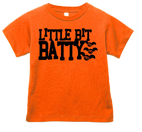Batty Tee,  Orange (Infant, Toddler, Youth, Adult)