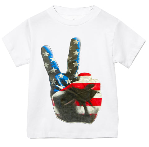 Peace Tee, White (Toddler, Youth, Adult)