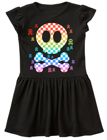 Check Rainbow Dress (infant, Toddler)