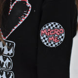 *LOVE Hearts Crew Sweatshirt, Black (Toddler, Youth, Adult)