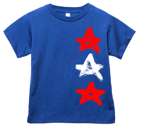 Distressed Stars  Tee, Royal  (Infant, Toddler, Youth, Adult)