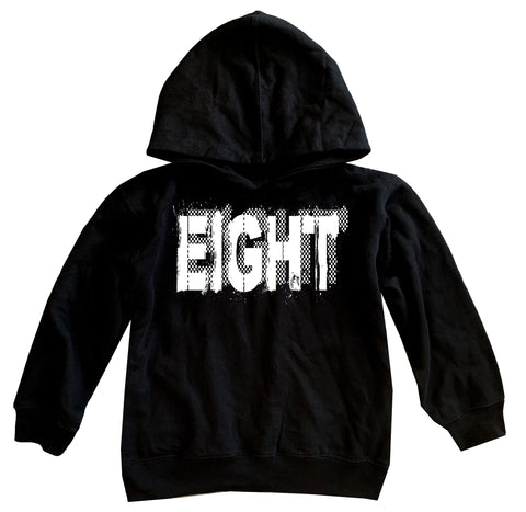 EIGHT Hoodie, Black (Toddler, Youth, Adult)