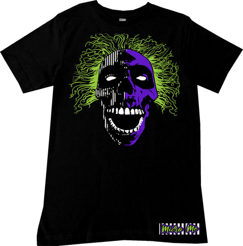 Electric Skull Tee, Black(Infant, Toddler, Youth, Adult)