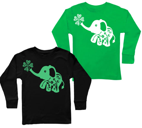 Elephant Long Sleeve Shirt (Infant, Toddler, Youth, Adult)