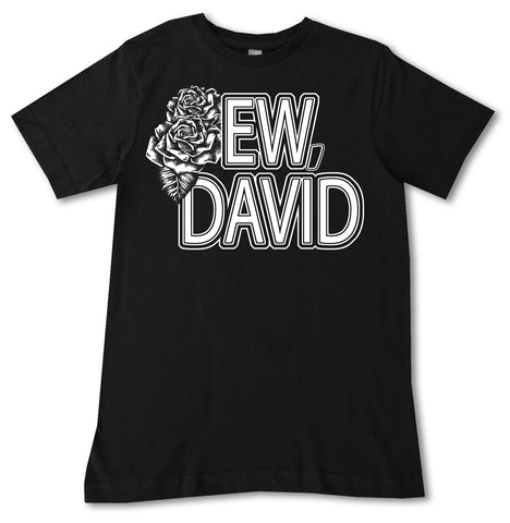 ED-Ew David Tee, Black (Infant, Toddler, Youth, Adult)
