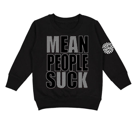 Mean People Suck Sweatshirt, Black (Toddler, Youth)