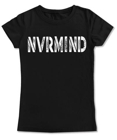 NVRMIND Fitted Tee, Black (Infant, Toddler, Youth)