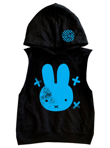 BunnyX MUSCLE Hoodie, Black (Toddler, Youth, Adult)