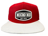 *Red/White Classic Patch Snapback (Child)