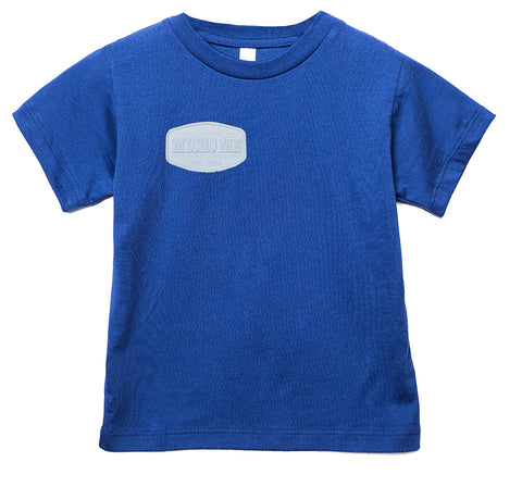 White Patch Tee, Royal  (Infant, Toddler, Youth, Adult)
